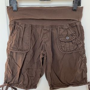 Brown comfy shorts